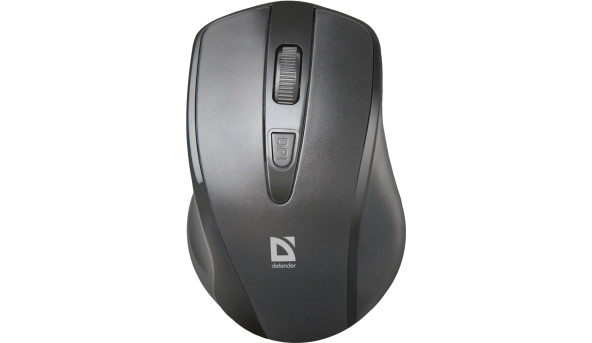 Мишка Defender Datum MM-265, бездротова, 3 кн. 1600 dpi, чорна - 566120