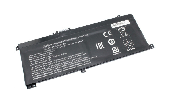 Аккумуляторная батарея для ноутбука HP SA04XL Envy X360 15-DR 14.8V Black 3400mAh OEM