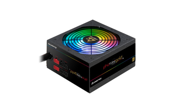 БЖ 650W Chieftec PHOTON GOLD GDP-650C-RGB, 140 mm RGB Fan, >90%, Modular, Retail Box - 566267