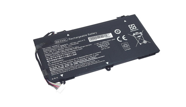 Аккумуляторная батарея для ноутбука HP SE03 Pavilion 14 11.55V Black 3600mAh OEM