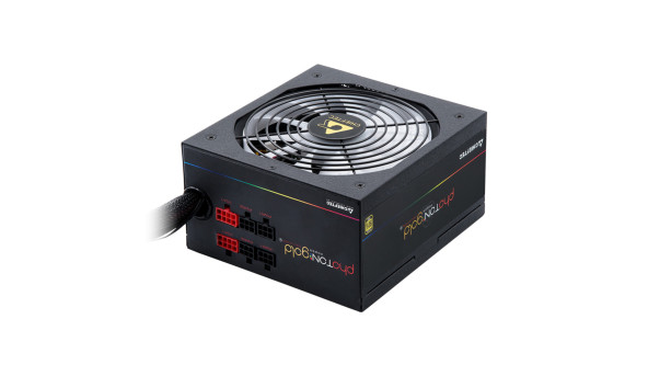 БЖ 750W Chieftec PHOTON GOLD GDP-750C-RGB, 140 mm RGB Fan, >90%, Modular, Retail Box - 566272