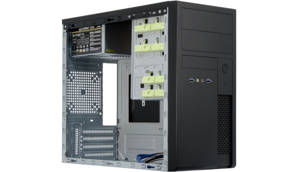 Корпус Chieftec MESH XT-01B-350GPB 350W 2xUSB3.0, mATX, Black - 566277
