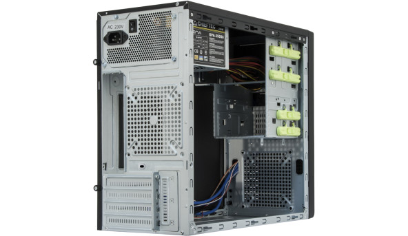 Корпус Chieftec MESH XT-01B-350GPB 350W 2xUSB3.0, mATX, Black - 566277