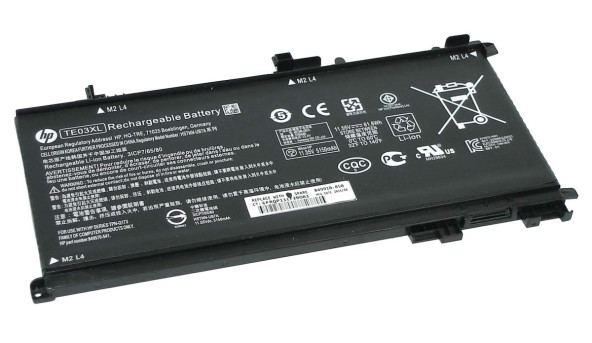 Аккумуляторная батарея для ноутбука HP TE03XL Pavilion 15-bс Omen 15-AX 11.55V Black 5150mAh Orig