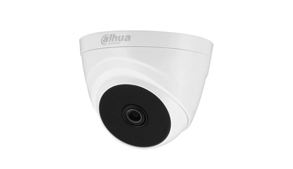 Купольна HDCVI камера Dahua DH-HAC-T1A11P (2.8) White
