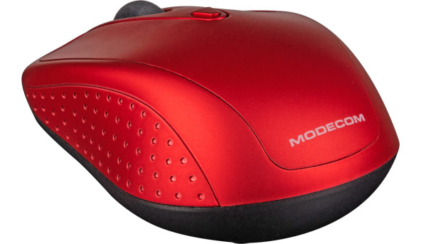 Мишка Modecom MC-WM4.1, бездротова, 3кн., 1600dpi, нано ресівер, червона - 566329