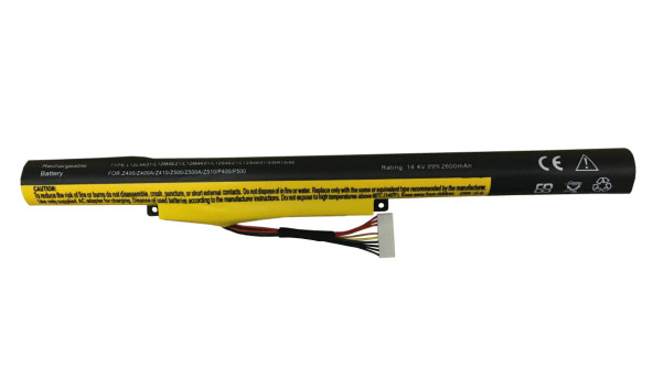 Аккумуляторная батарея для ноутбука Lenovo L12S4K01 Ideapad Z410 14.4V Black 2600mAh OEM