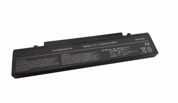 Аккумуляторная батарея для ноутбука Samsung AA-PB4NC6B P50, P60, R39, R40, R45 11.1V Black 5200mAh OEM
