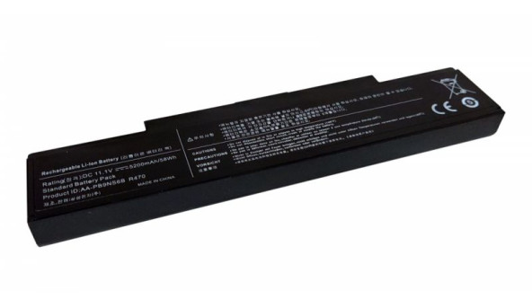 Аккумуляторная батарея для ноутбука Samsung AA-PB9NS6B AA-PB9NC5B 11.1V Black 5200mAh OEM