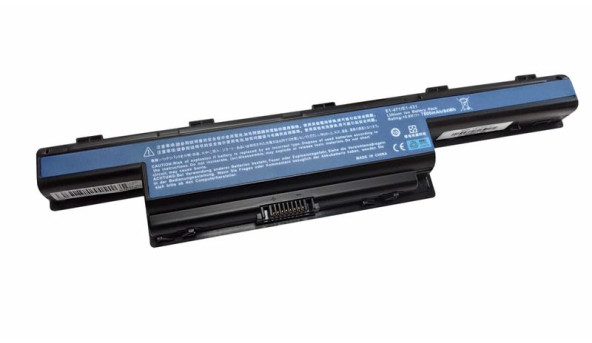 Усиленная аккумуляторная батарея для ноутбука Acer AS10D71 Aspire 5741 11.1V Black 7800mAh OEM