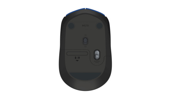 Мишка Logitech M171 бездротова, блакитна з чорним - 567017