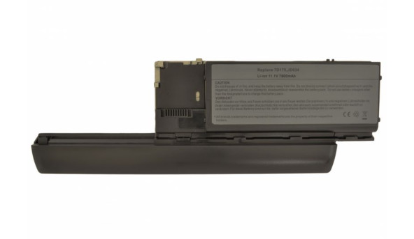 Усиленная аккумуляторная батарея для ноутбука Dell PC764 Latitude D620 11.1V Grey 7800mAh OEM