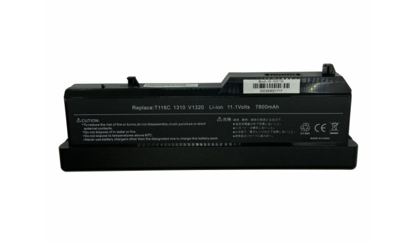 Усиленная аккумуляторная батарея для ноутбука Dell T114C Vostro 1310 11.1V Black 7800mAh OEM