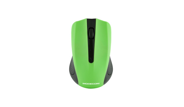 Мишка  Modecom MC-WM9, бездротова, 2кн., 1200dpi, нано ресівер чорна-зелена