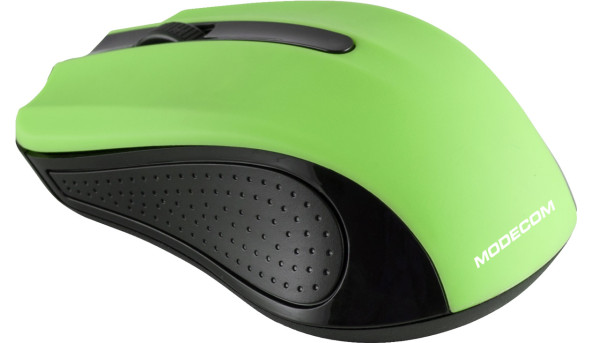 Мишка Modecom MC-WM9, бездротова, 2кн., 1200dpi, нано ресівер чорна-зелена - 567056