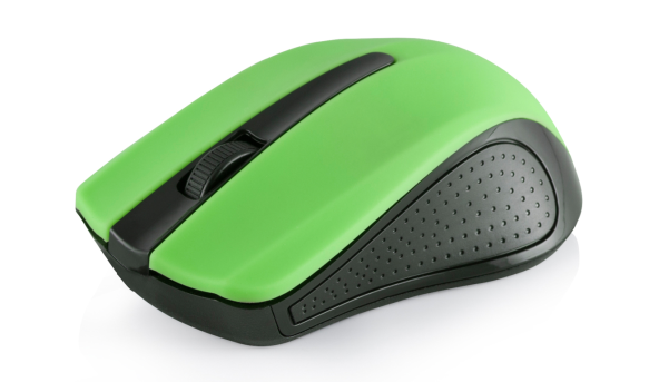 Мишка Modecom MC-WM9, бездротова, 2кн., 1200dpi, нано ресівер чорна-зелена - 567056