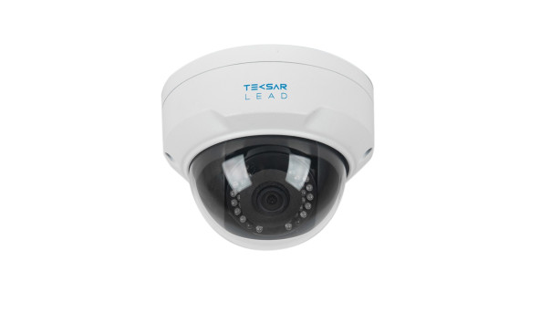 IP-відеокамера купольна Tecsar Lead IPD-L-4M30F-SDSF6-poe 2,8 mm White