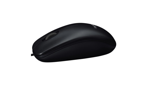 Мишка Logitech B100, 3кн., 800 dpi, чорна - 567095