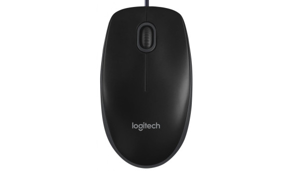 Мишка Logitech B100, 3кн., 800 dpi, чорна