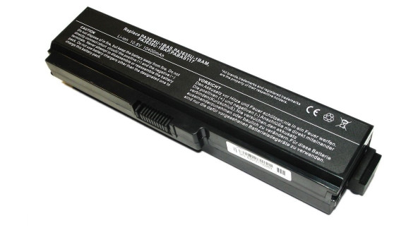 Усиленная аккумуляторная батарея для ноутбука Toshiba PA3636U-1BRL Satellite U400 10.8V Black 8800mAh OEM
