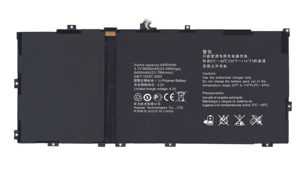 Акумулятор для планшета Huawei HB3S1 MediaPad 10 FHD 3.7V White 6600mAh Orig