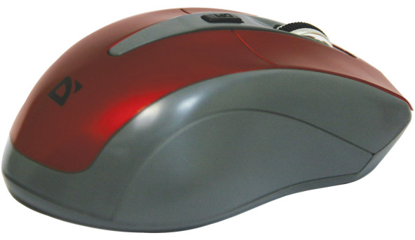 Мишка Defender Accura MM-965, бездротова, 6 кн. до 1600 dpi, червона - 567188