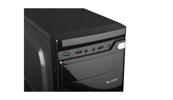 Корпус LogicConcept K1 USB 3.0 BLACK без БЖ ATX - 567610