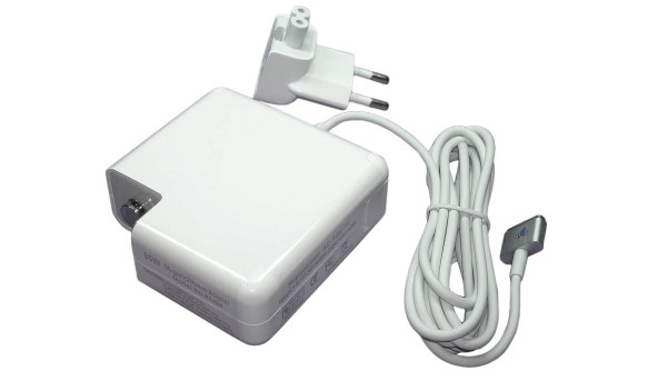 Блок живлення для ноутбука Apple 85W 20В 4.25A MagSafe2 A1424, Apple MacBook Pro Retina 15" mid 2015, mid 2014, end 2013, mid 2012. OEM