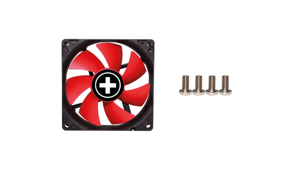 Вентилятор для корпуса 92mm Xilence XPF92.R Red/Black, Retail Box - 567662