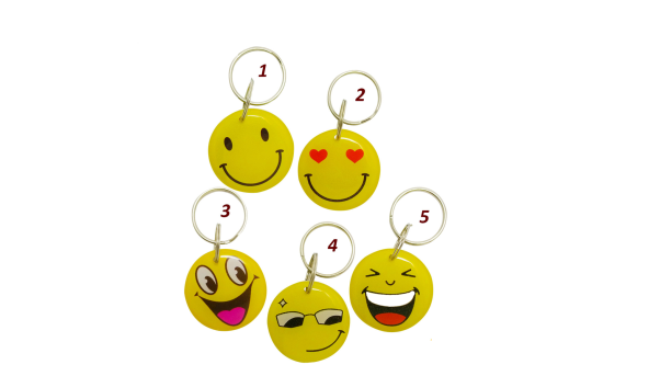 Epoxy-брелок з кодом сумісний з Mifare 1k Smile Ø30