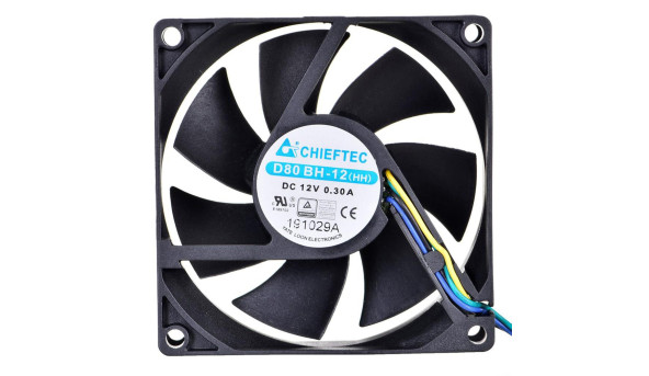 Вентилятор для корпуса 80mm Chieftec AF-0825PWM - 567905