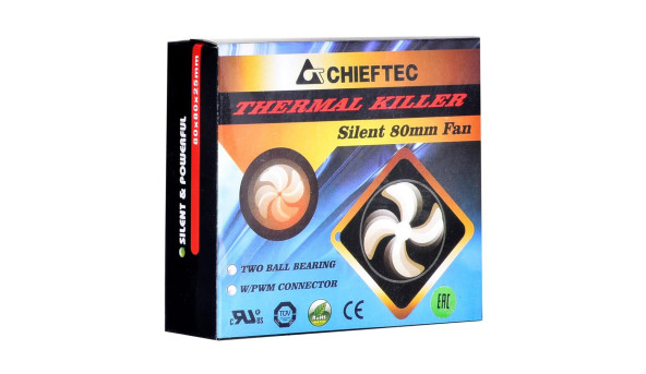 Вентилятор для корпуса 80mm Chieftec AF-0825PWM - 567905