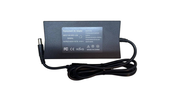 Блок живлення для ноутбука Dell 130 Вт 19.5 В 6.7 А 7.4x5.0mm slim DL1301957450CB REPLACEMENT