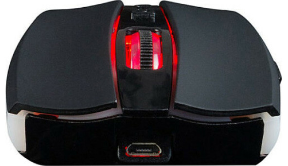 Мишка Modecom MC-WRM1, бездротова, зарядка, 3кн., 1600dpi, чорна - 567921