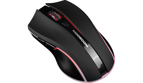 Мишка Modecom MC-WRM1, бездротова, зарядка, 3кн., 1600dpi, чорна - 567921
