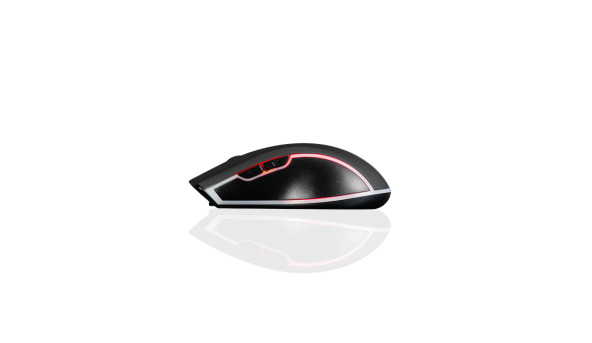 Мишка Modecom MC-WRM1, бездротова, зарядка, 3кн., 1600dpi, чорна - 567921
