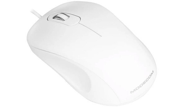 Мишка Modecom MC-M10, 3 кн., 1000dpi, біла - 567929