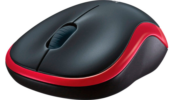 Мишка Logitech M185 бездротова, Red (new) - 568011