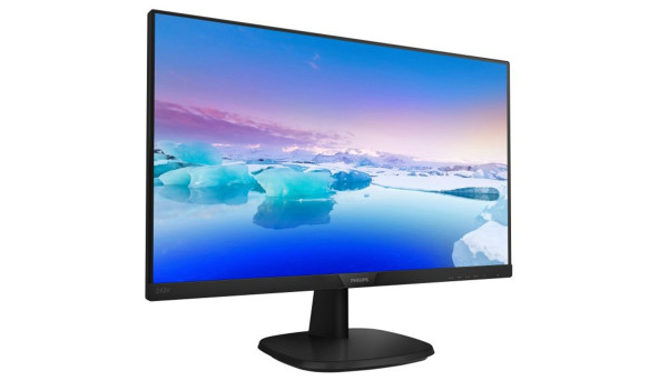 TFT 23.8" Philips 243V7QJABF, IPS, D-SUB, HDMI, DP, колонки, чорний - 568015