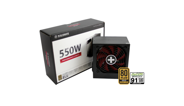 БЖ 550W Xilence XP550R9 Performance X 80+ Gold, 120mm, Retail Box
