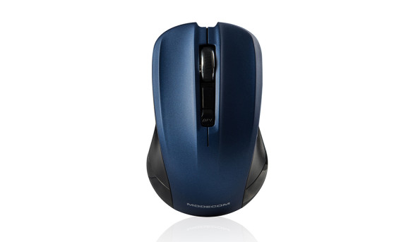 Мишка Modecom MC-WM9.1, бездротова, 4кн., 1600dpi, чорно-синя - 568128