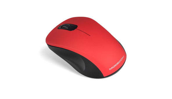Мишка Modecom  MC-WM10S, бездротова, 3кн., 1600dpi, Silent, червона - 568150
