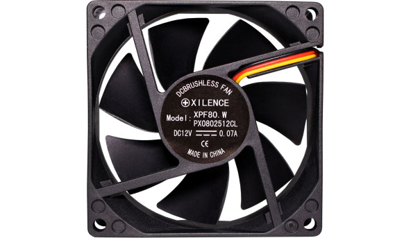Вентилятор для корпуса 80mm Xilence XPF80.W Black, White Box - 568170