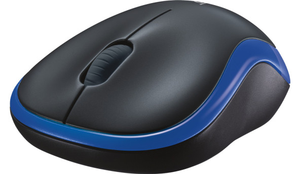 Мишка Logitech M185 бездротова, Blue (new) - 568203