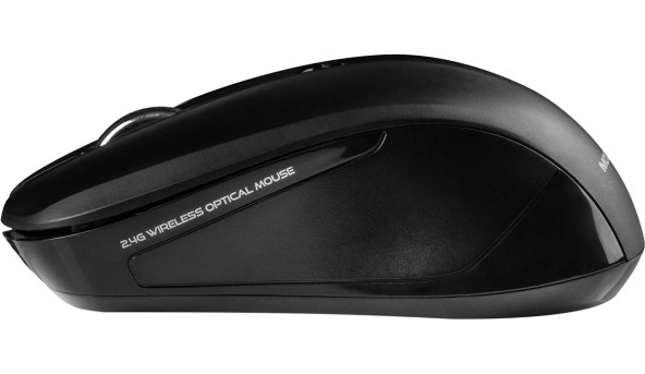 Мишка Modecom MC-WM9.1, бездротова, 4кн., 1600dpi, чорна - 568215