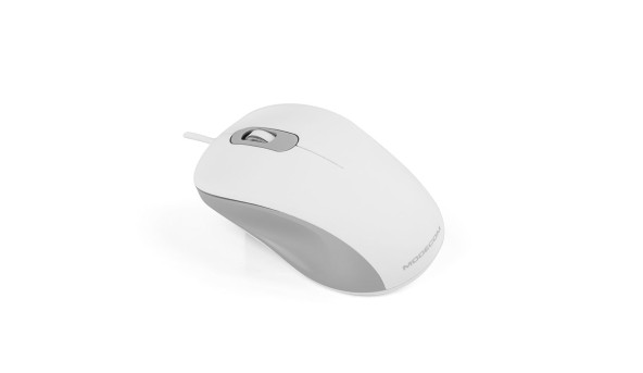 Мишка Modecom MC-M10S, 3кн., 1000dpi, Silent, біла - 568228