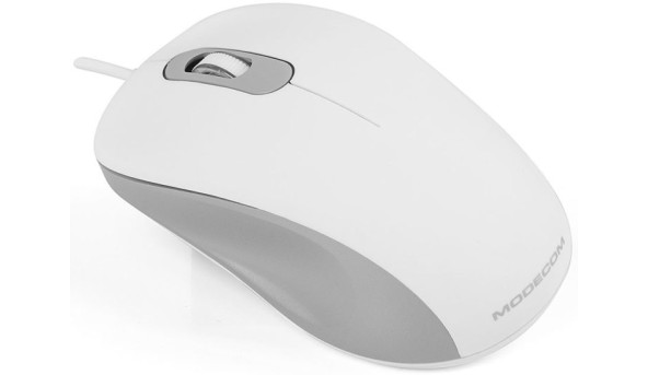 Мишка Modecom MC-M10S, 3кн., 1000dpi, Silent, біла - 568228