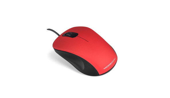 Мишка Modecom MC-M10S, 3кн., 1000dpi, Silent, червона - 568236