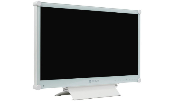TFT 23.6" Neovo MX-24, скло NeoV™, D-Sub, DVI-D, HDMI, DP, 24/7, металевий, колонки, білий