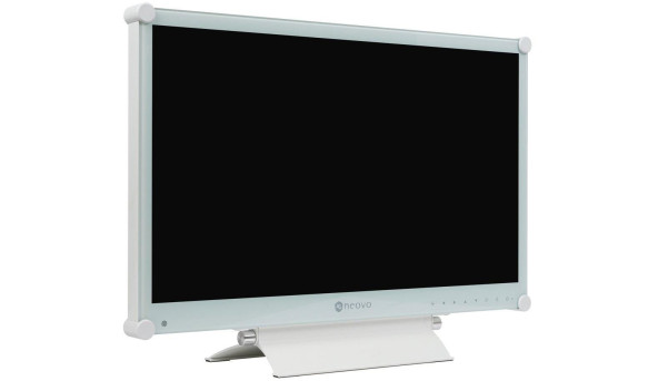 TFT 23.6" Neovo MX-24, скло NeoV™, VGA, DVI-D, HDMI, DP, 24/7, металевий, колонки, білий - 568272